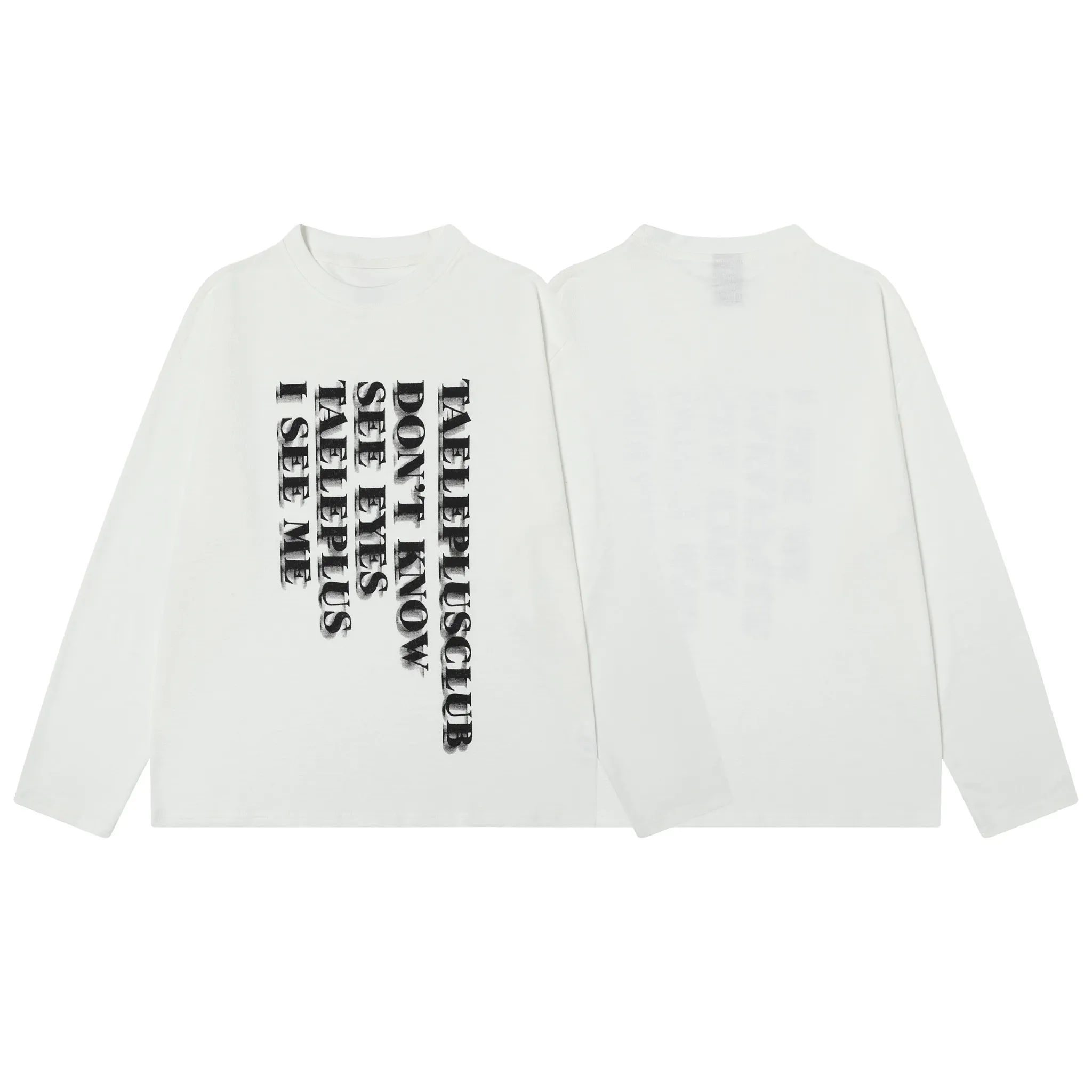 Omirad Vertical Shadow Graphic Long Sleeve Tee sold by Omirad product image thumbnail 4