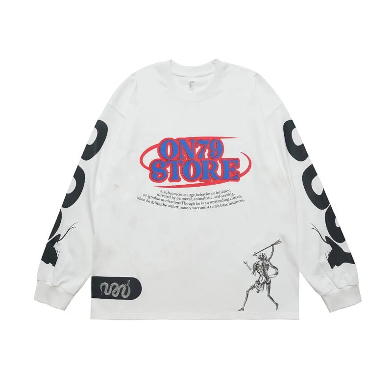 Omirad ON78 Graphic Long-Sleeve Cotton Tee made by Omirad
