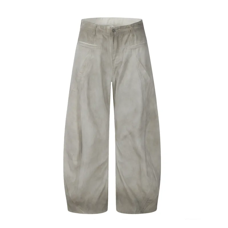 Omirad Washed Balloon Denim Pants made by Omirad