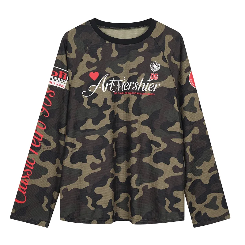 Omirad Camo Graphic Long Sleeve Jersey made by Omirad