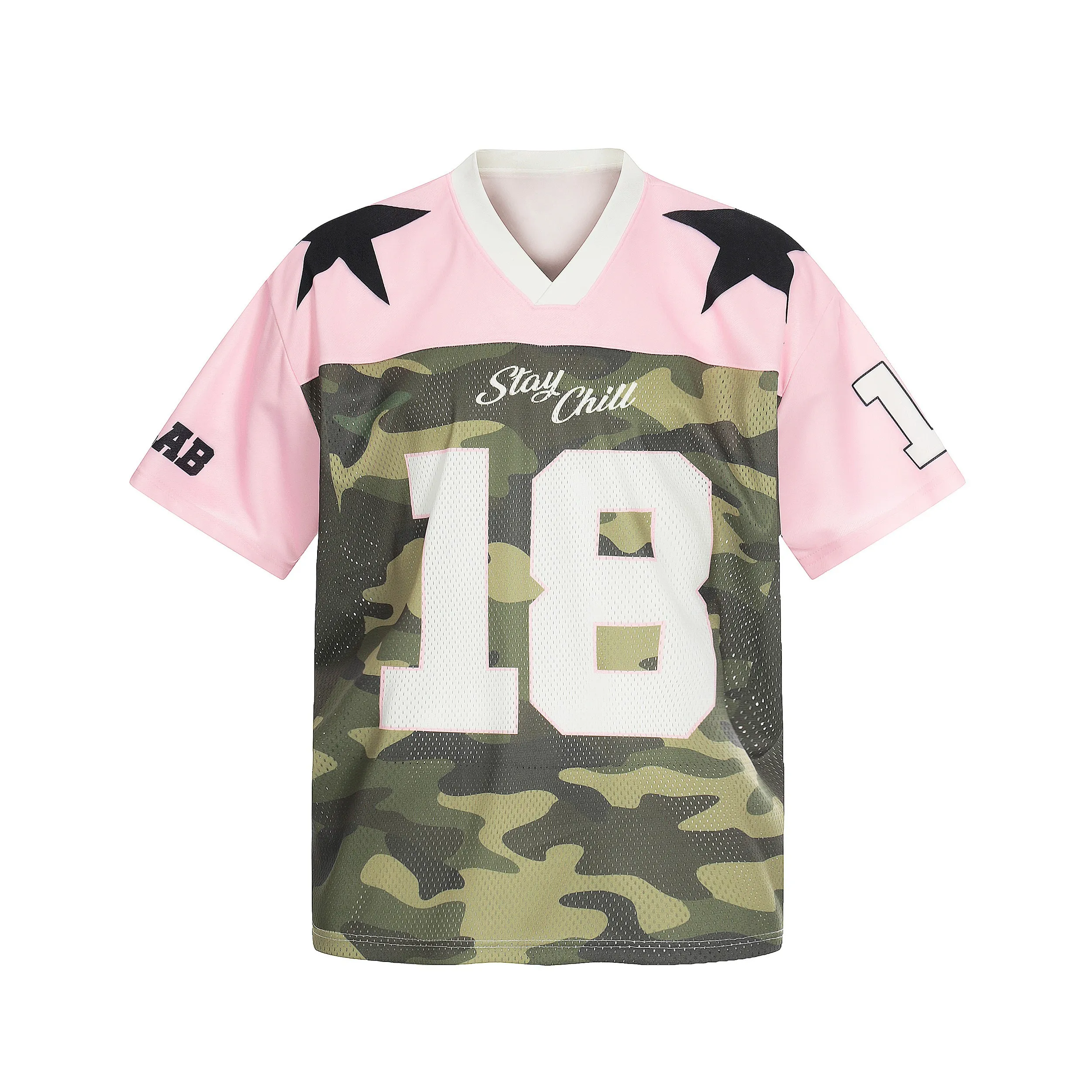 Omirad Pink Camo “18” Mesh Jersey sold by Omirad product image thumbnail 2