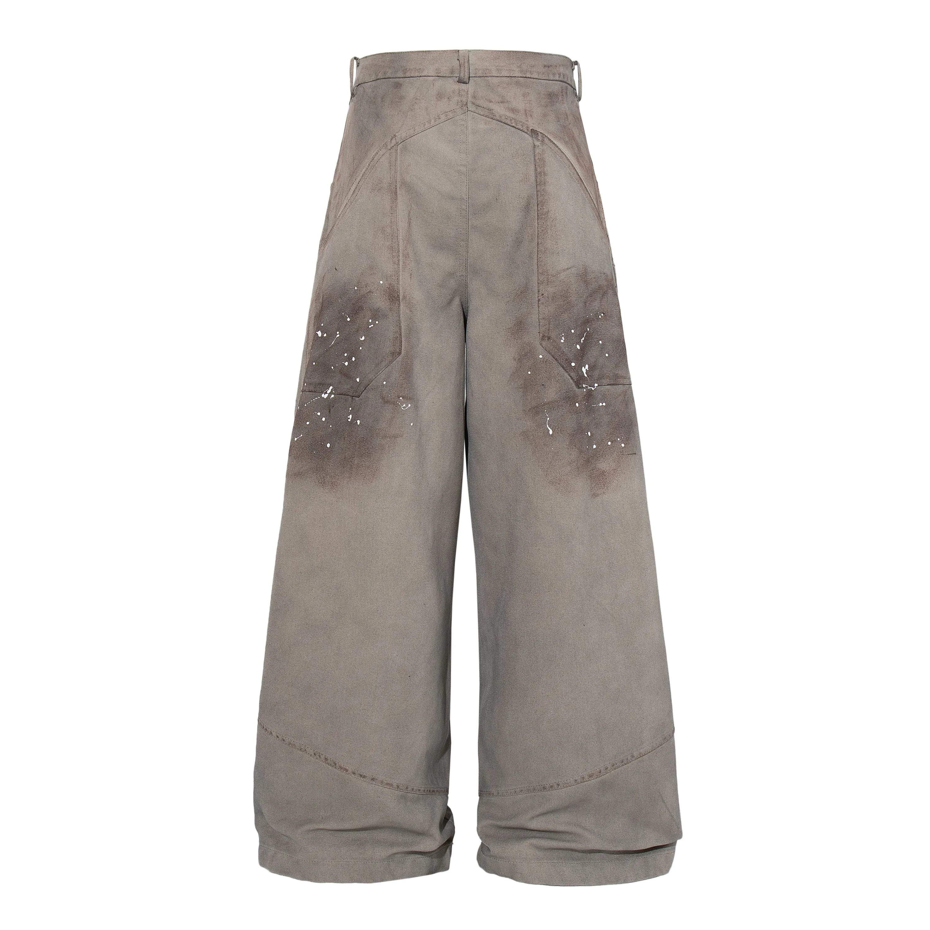 Omirad Distressed Panel Wide-Leg Pants sold by Omirad product image thumbnail 4