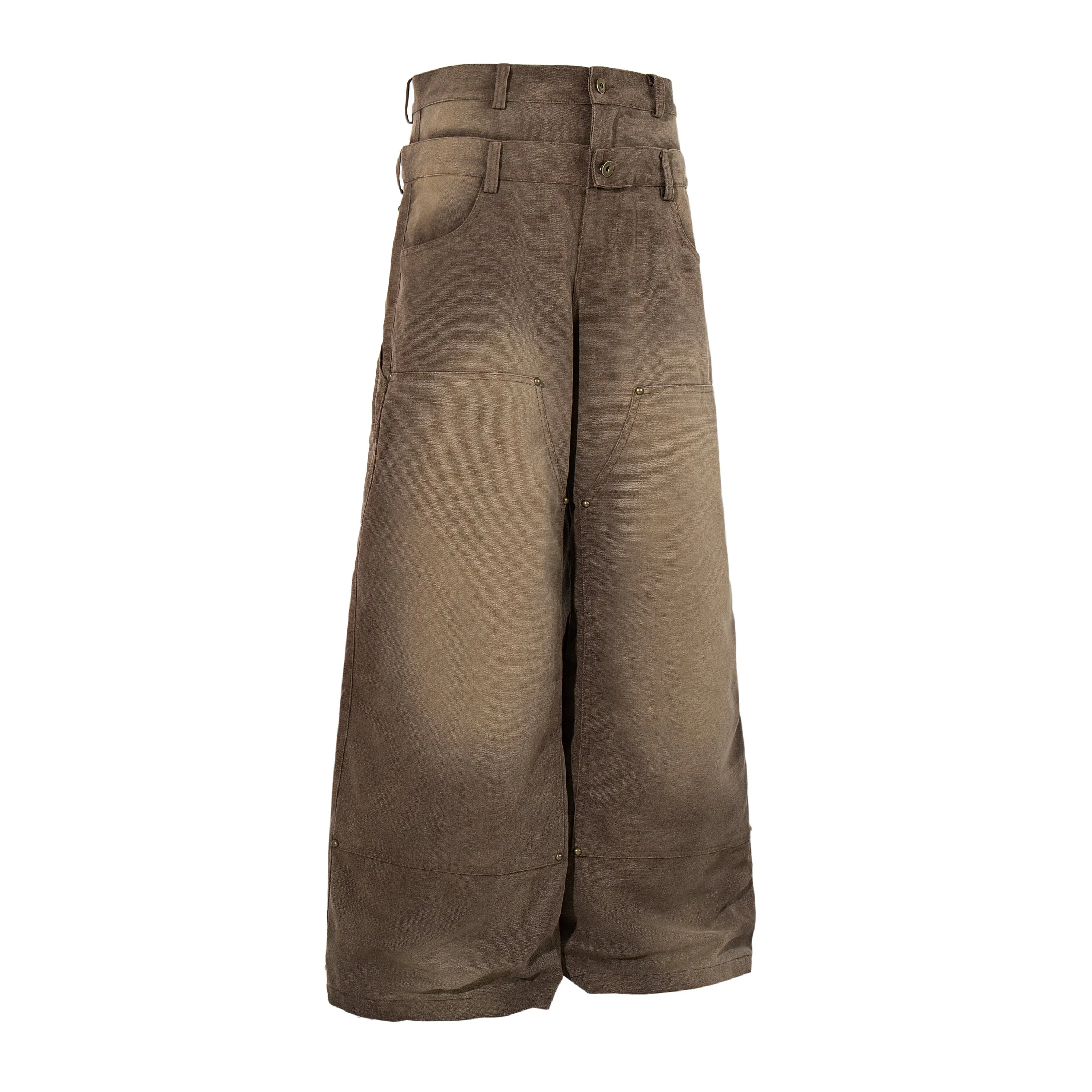 Omirad Vintage Utility Wide-Leg Pants sold by Omirad product image thumbnail 3