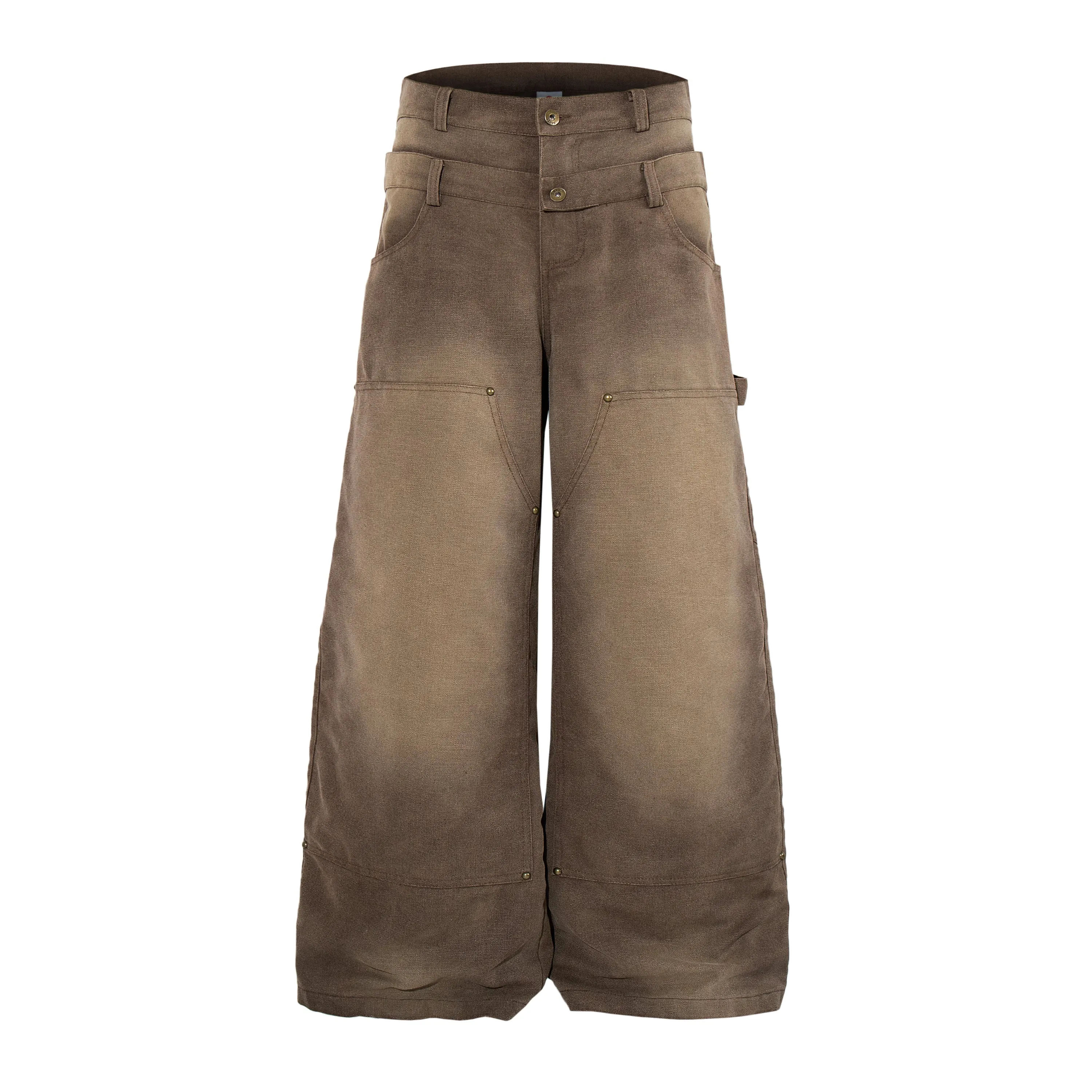 Omirad Vintage Utility Wide-Leg Pants sold by Omirad product image thumbnail 2