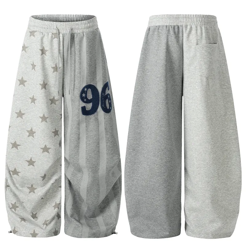 Omirad 96 Star Stripe Wide-Leg Sweatpants made by Omirad