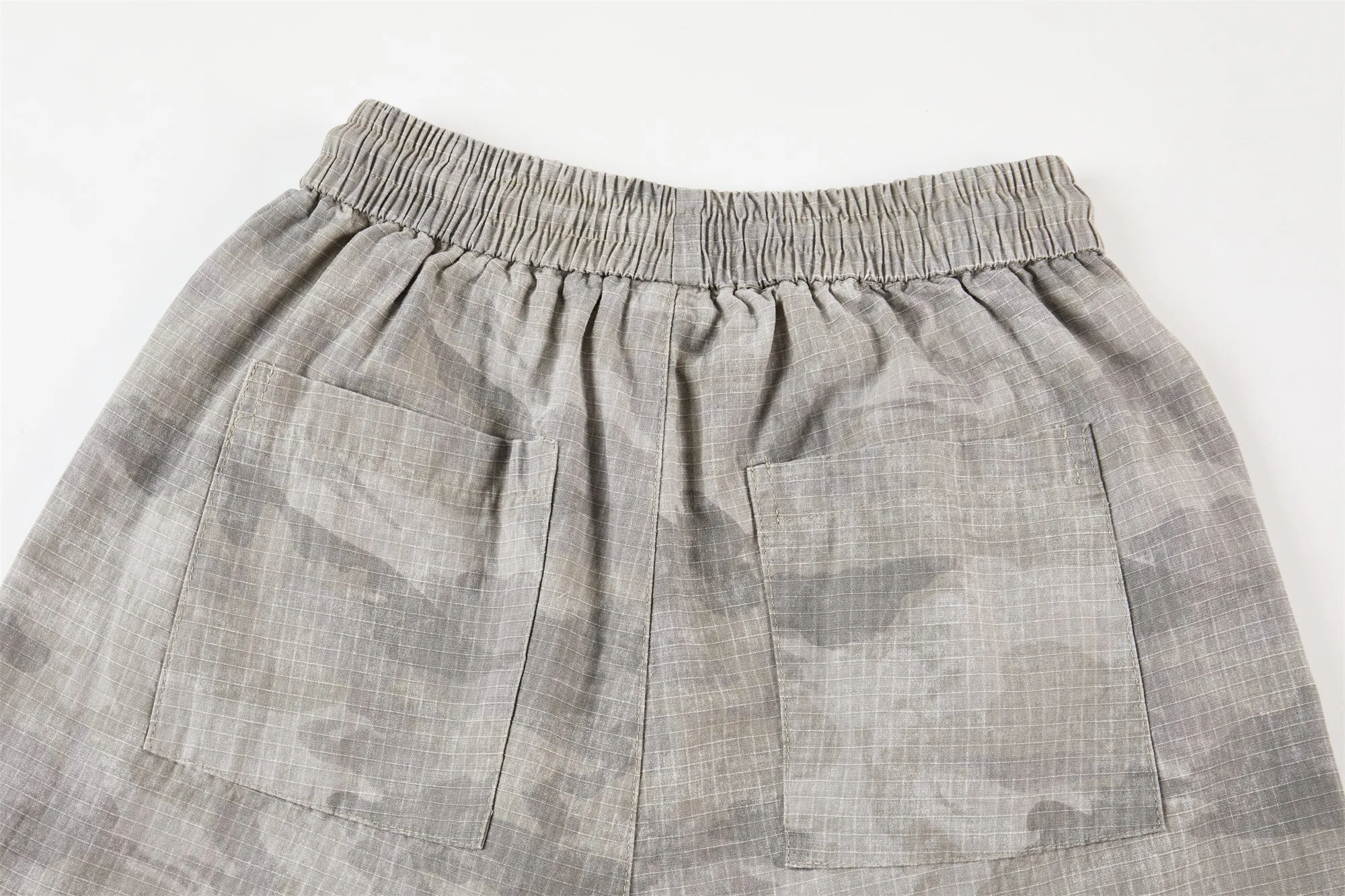 Omirad Washed Camo Wide-Leg Pants sold by Omirad product image thumbnail 4