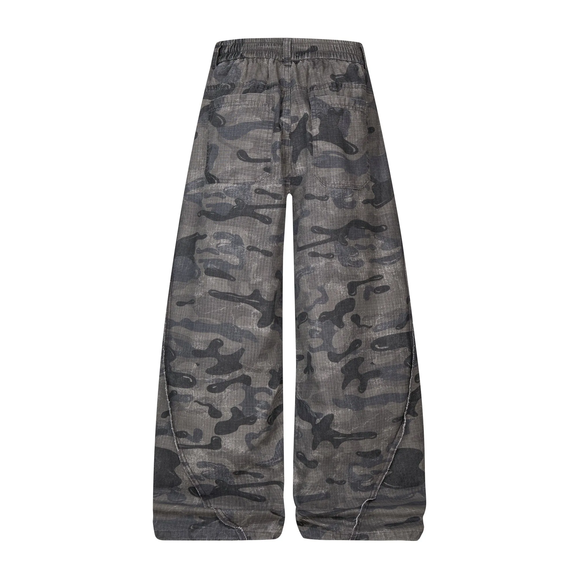 Omirad Dark Camo Wide-Leg Pants sold by Omirad product image thumbnail 2