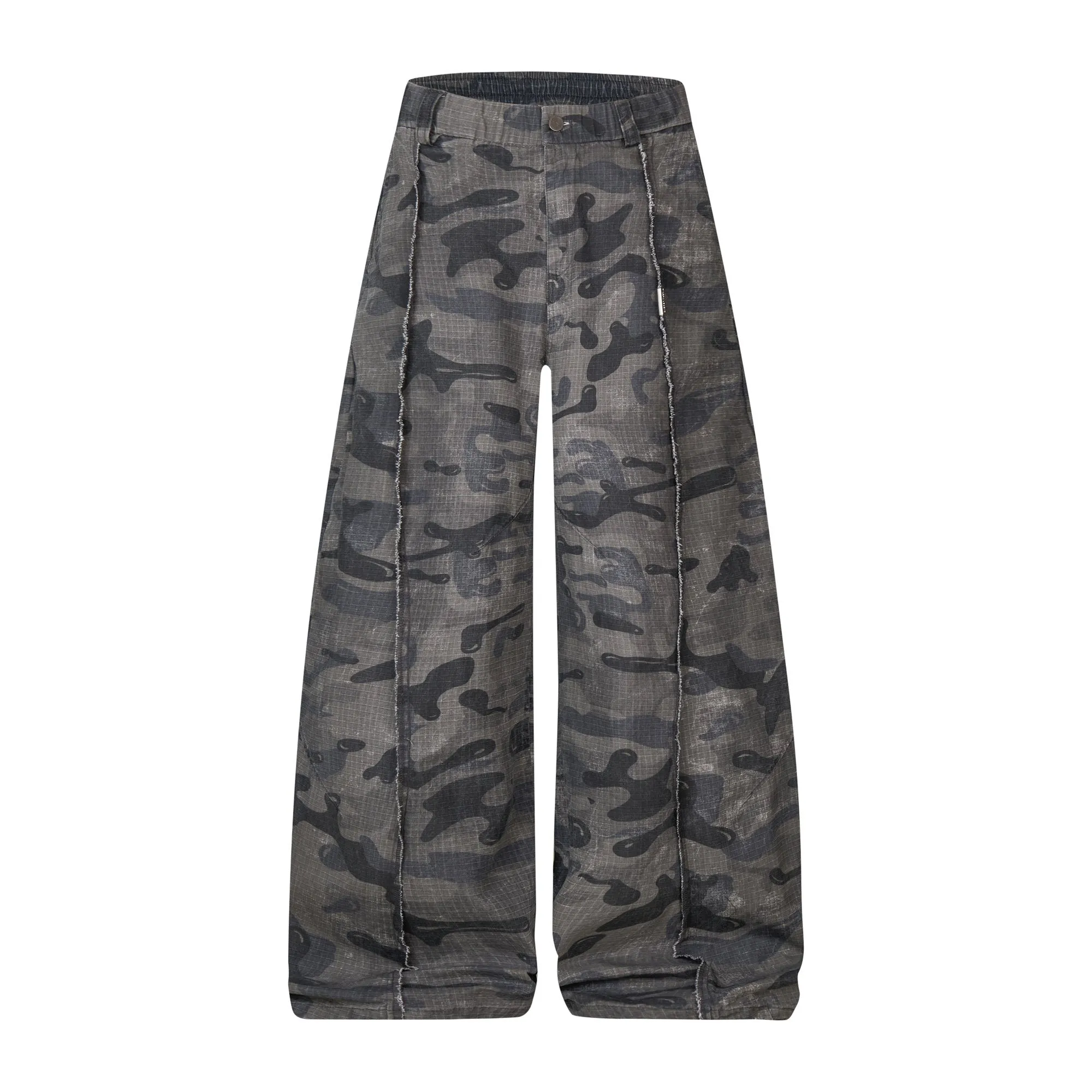 Omirad Dark Camo Wide-Leg Pants sold by Omirad