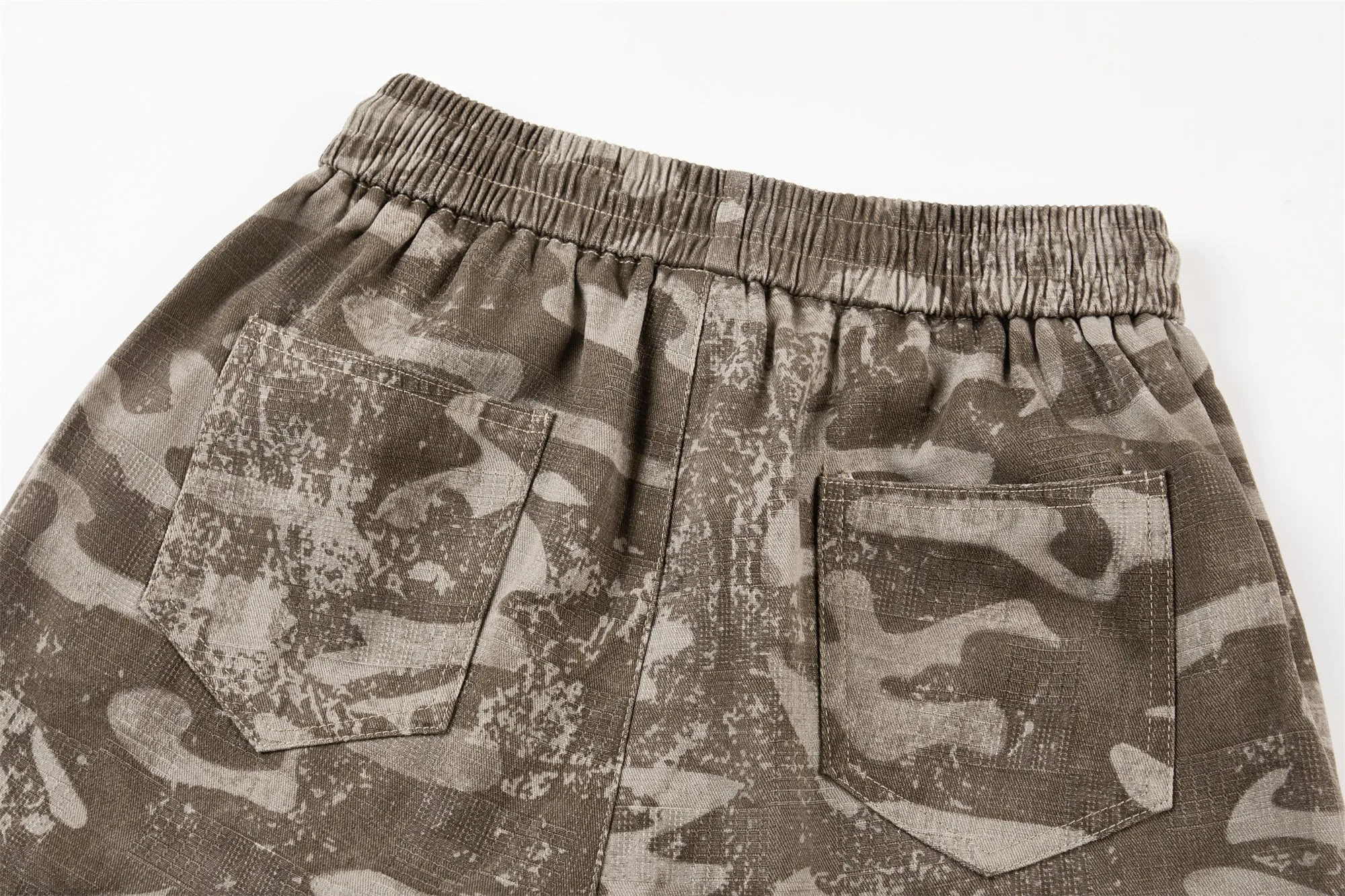 Omirad Camo Wide-Leg Sweatpants sold by Omirad product image thumbnail 4
