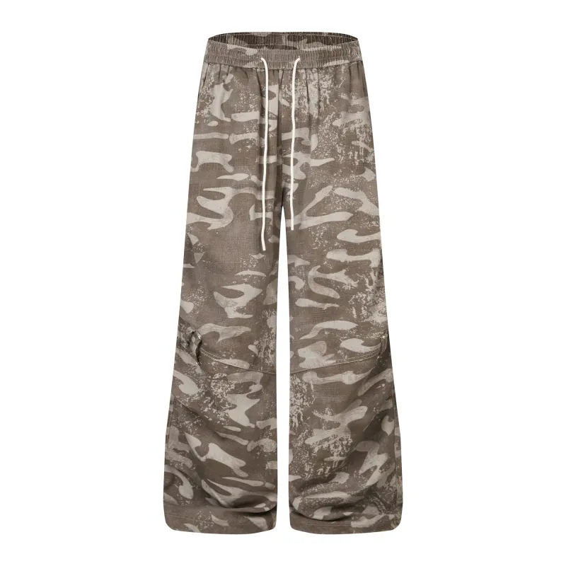 Omirad Camo Wide-Leg Sweatpants made by Omirad