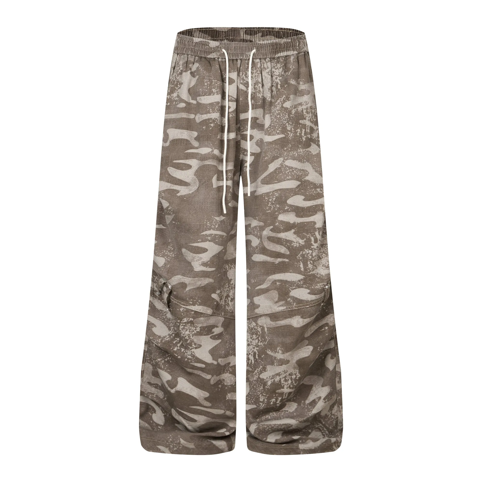 Omirad Camo Wide-Leg Sweatpants sold by Omirad