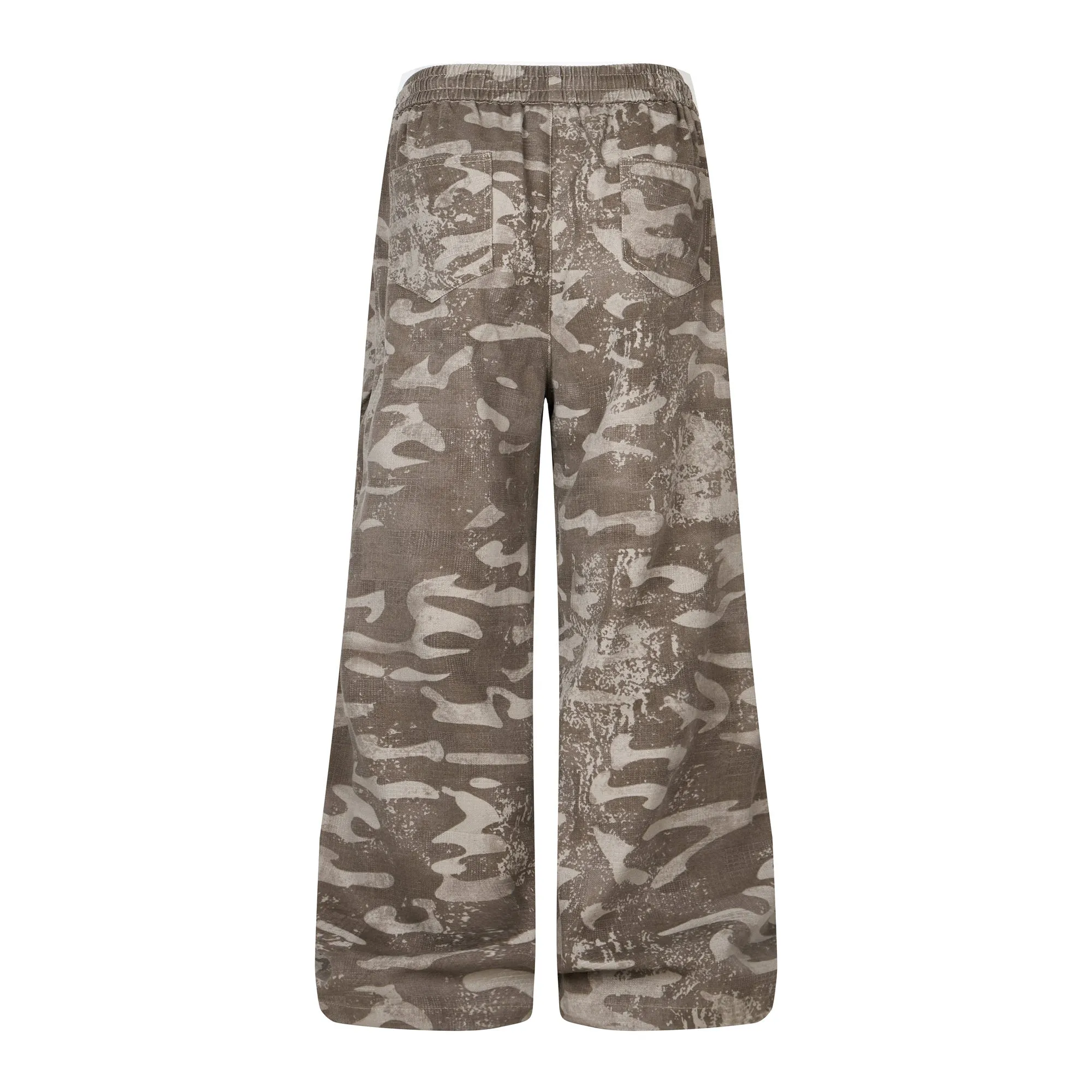Omirad Camo Wide-Leg Sweatpants sold by Omirad product image thumbnail 2