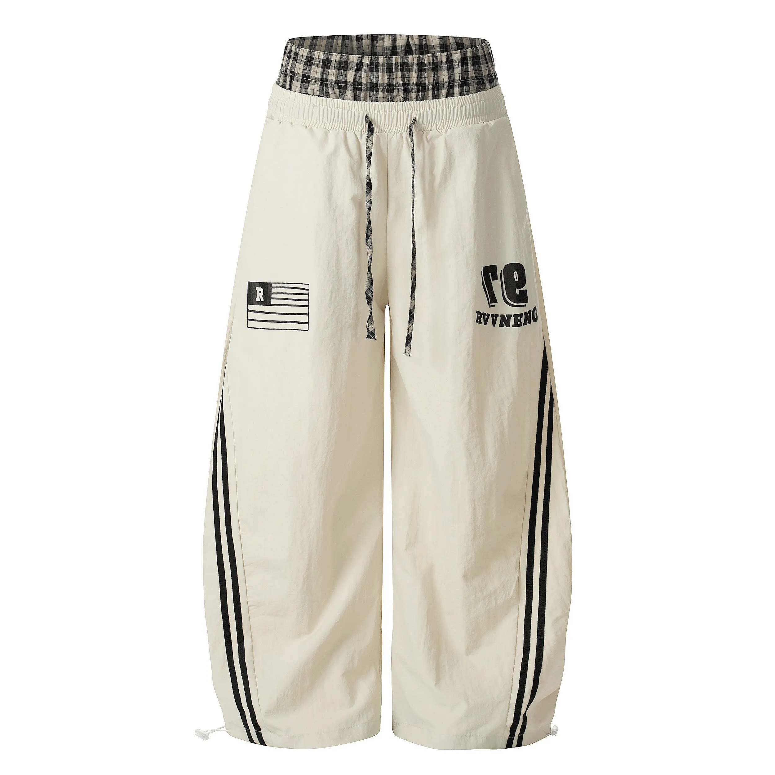 Omirad Athletic Stripe Wide-Leg Pants sold by Omirad product image thumbnail 3