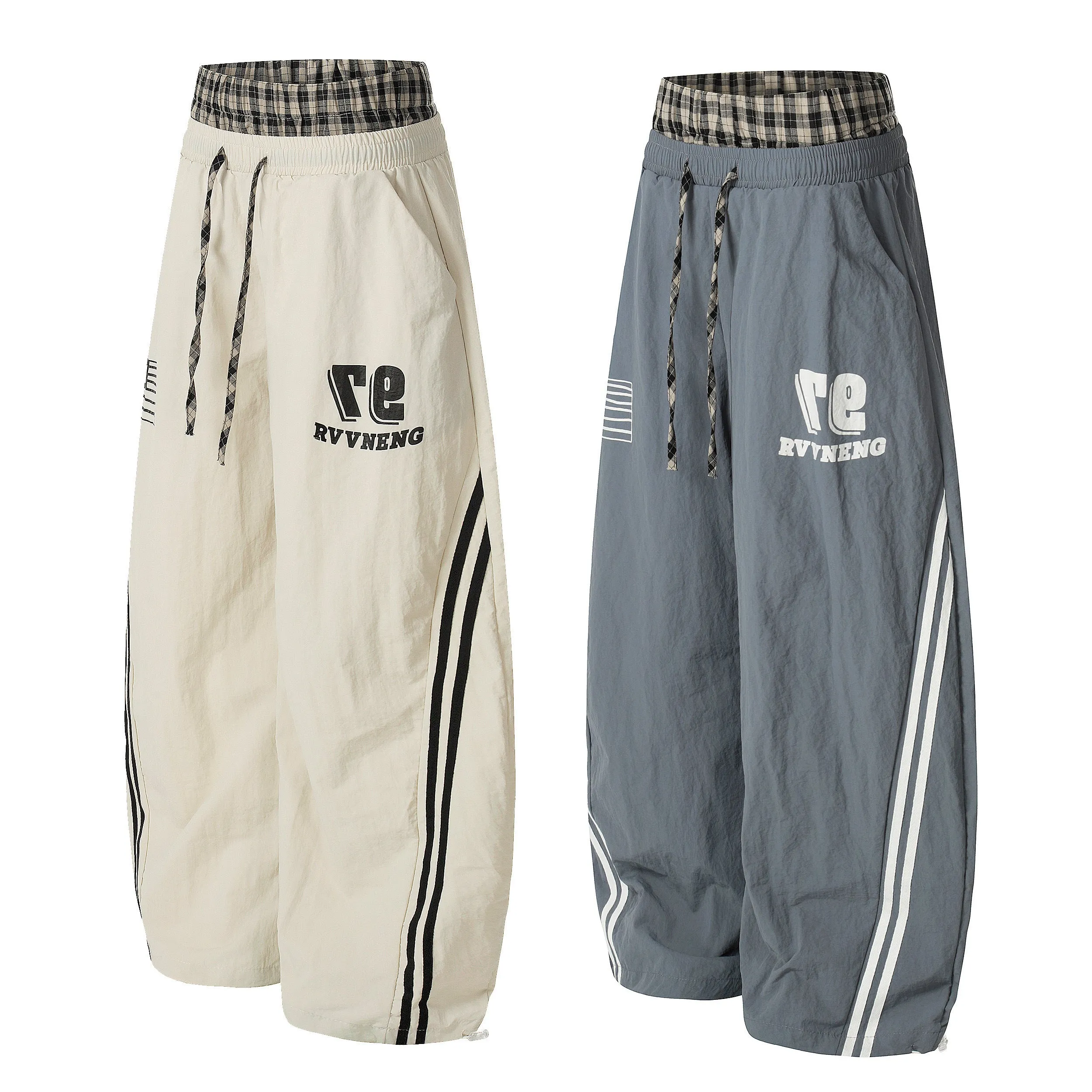 Omirad Athletic Stripe Wide-Leg Pants sold by Omirad product image thumbnail 2