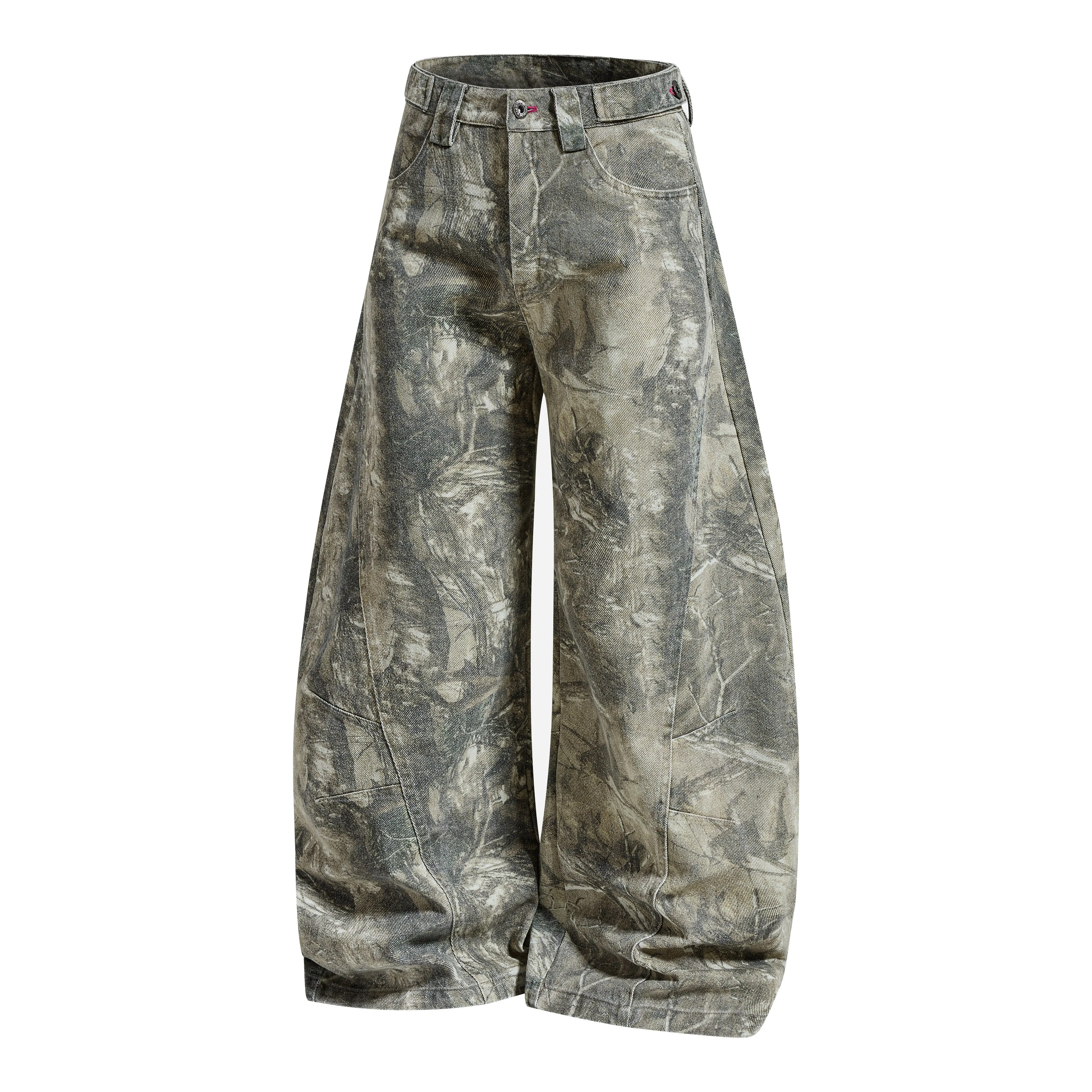 Omirad Forest Camo Wide-Leg Pants sold by Omirad product image thumbnail 3