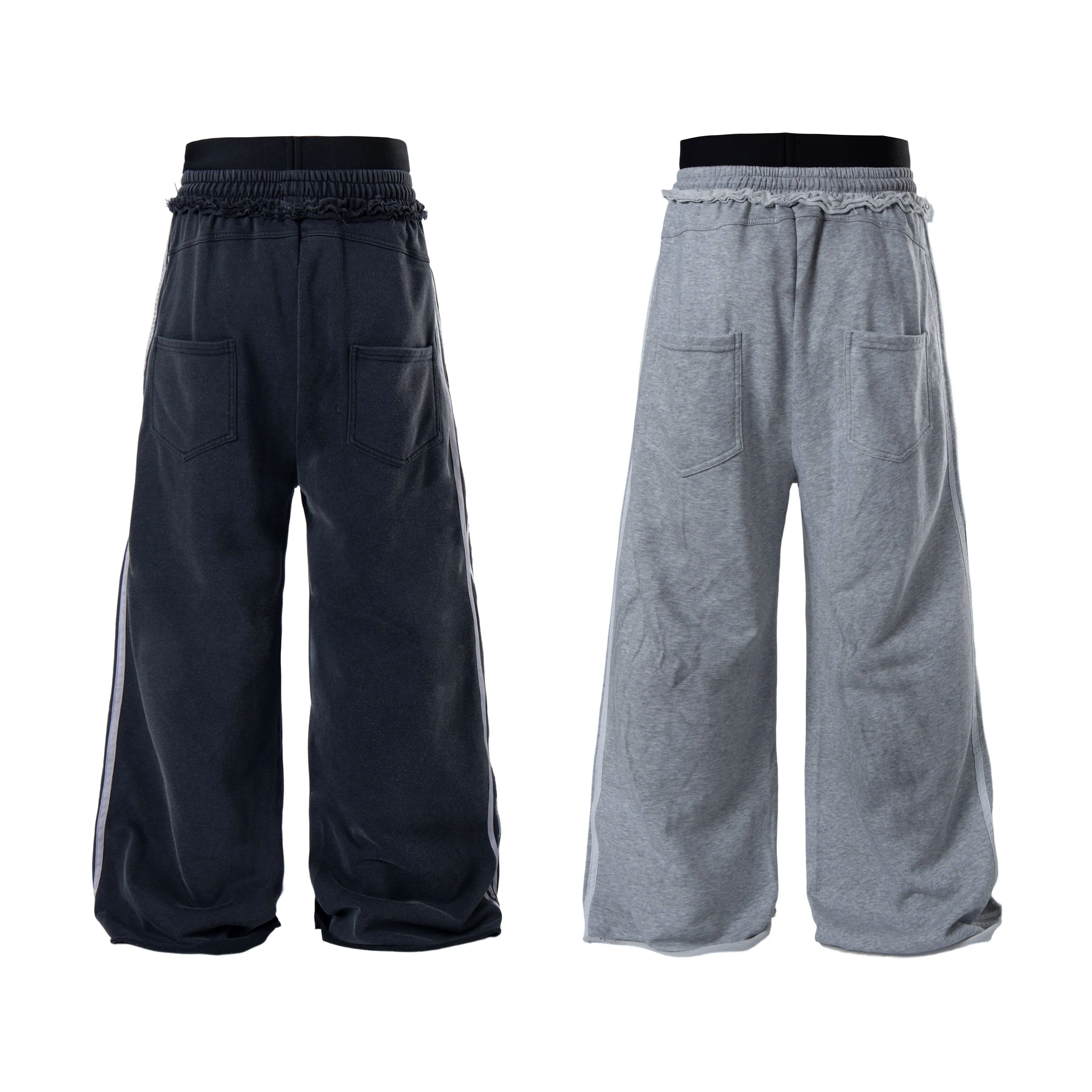 Omirad Script Graffiti Wide-Leg Sweatpants sold by Omirad product image thumbnail 2