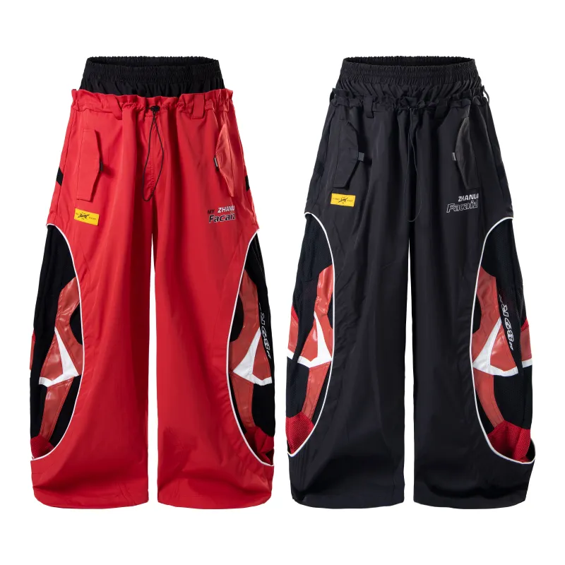 Omirad Tech Panel Wide-Leg Pants made by Omirad