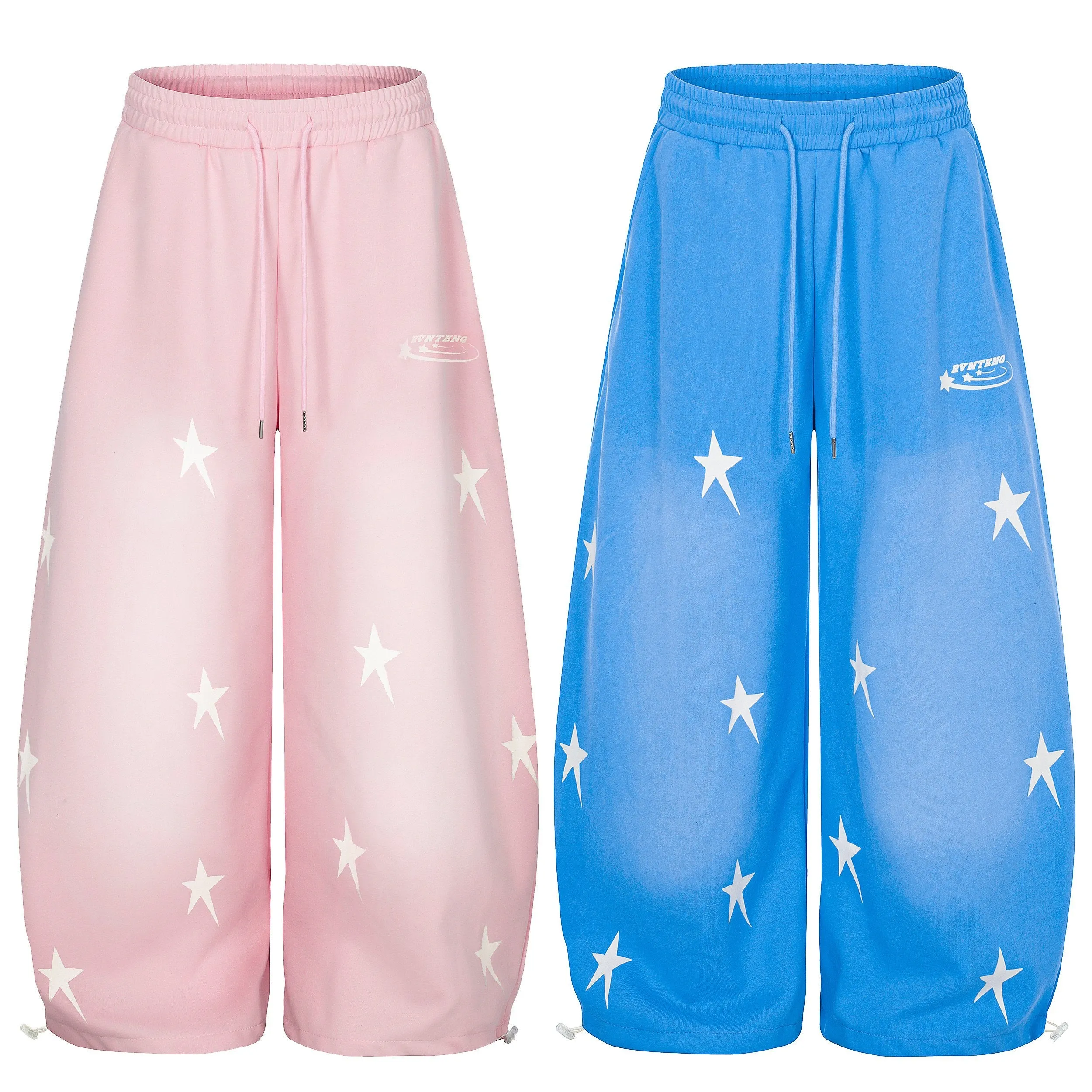 Omirad Star Fade Wide-Leg Sweatpants sold by Omirad