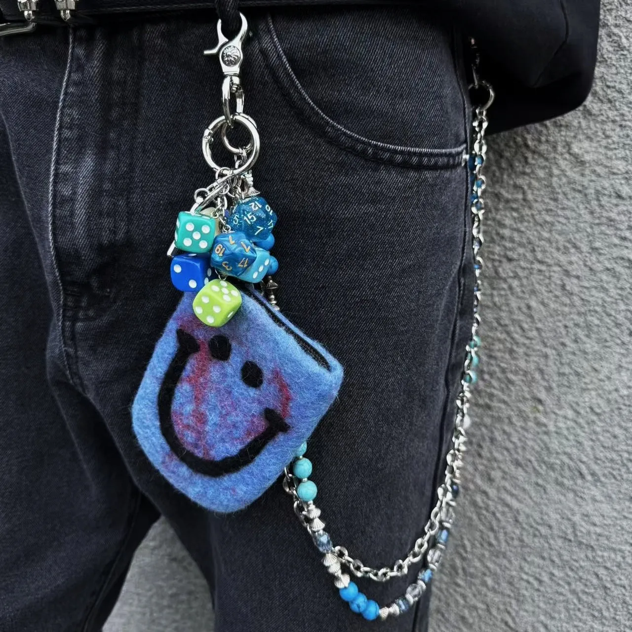 Omirad “Dice Charm Wallet Chain” sold by Omirad product image thumbnail 4