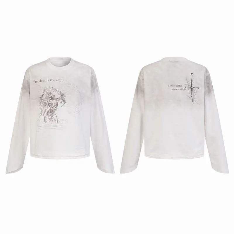 Omirad “Freedom Sketch Long Sleeve Tee” made by Omirad