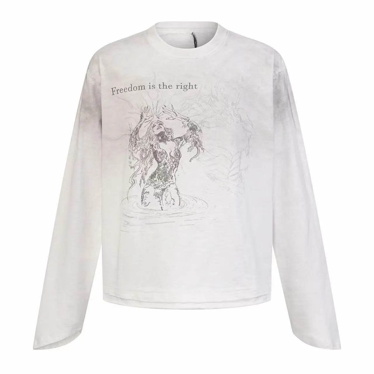 Omirad “Freedom Sketch Long Sleeve Tee” sold by Omirad product image thumbnail 2