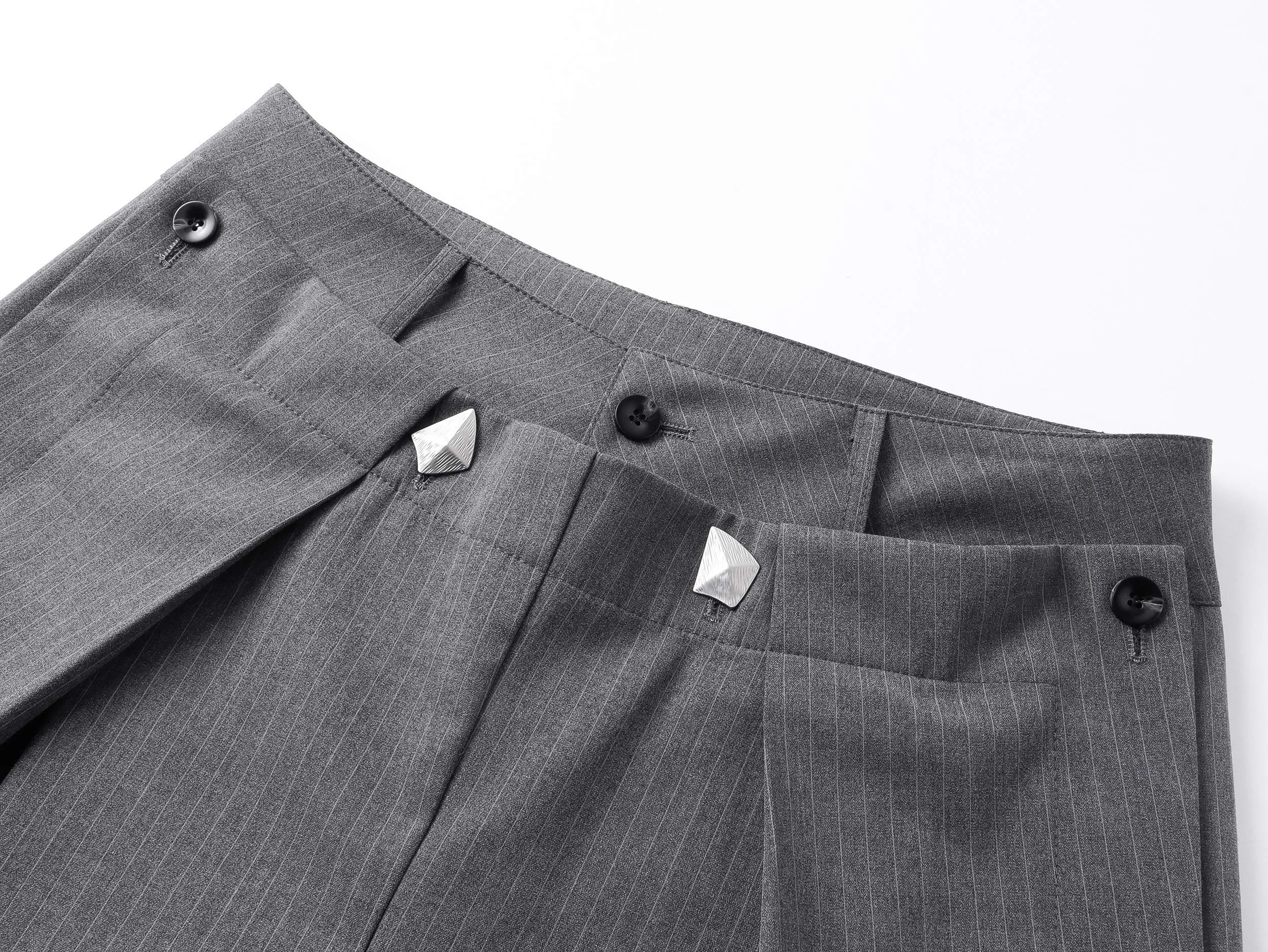 Omirad “Tailored Wrap Wide-Leg Trousers” sold by Omirad product image thumbnail 4