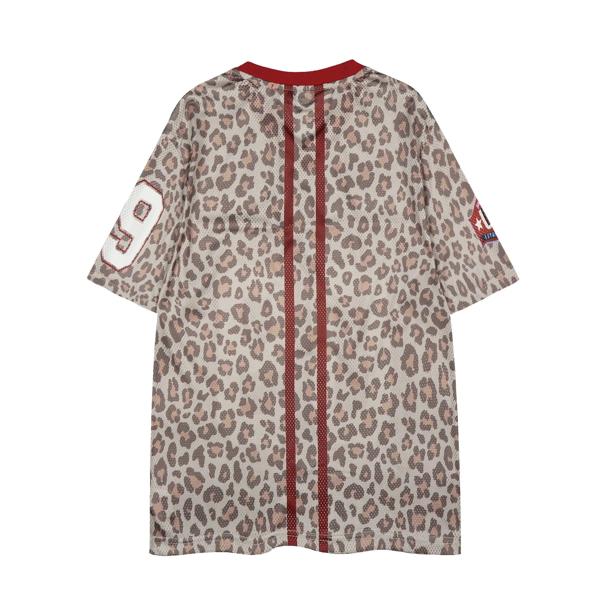 Omirad “Leopard Varsity Mesh Jersey” sold by Omirad product image thumbnail 3