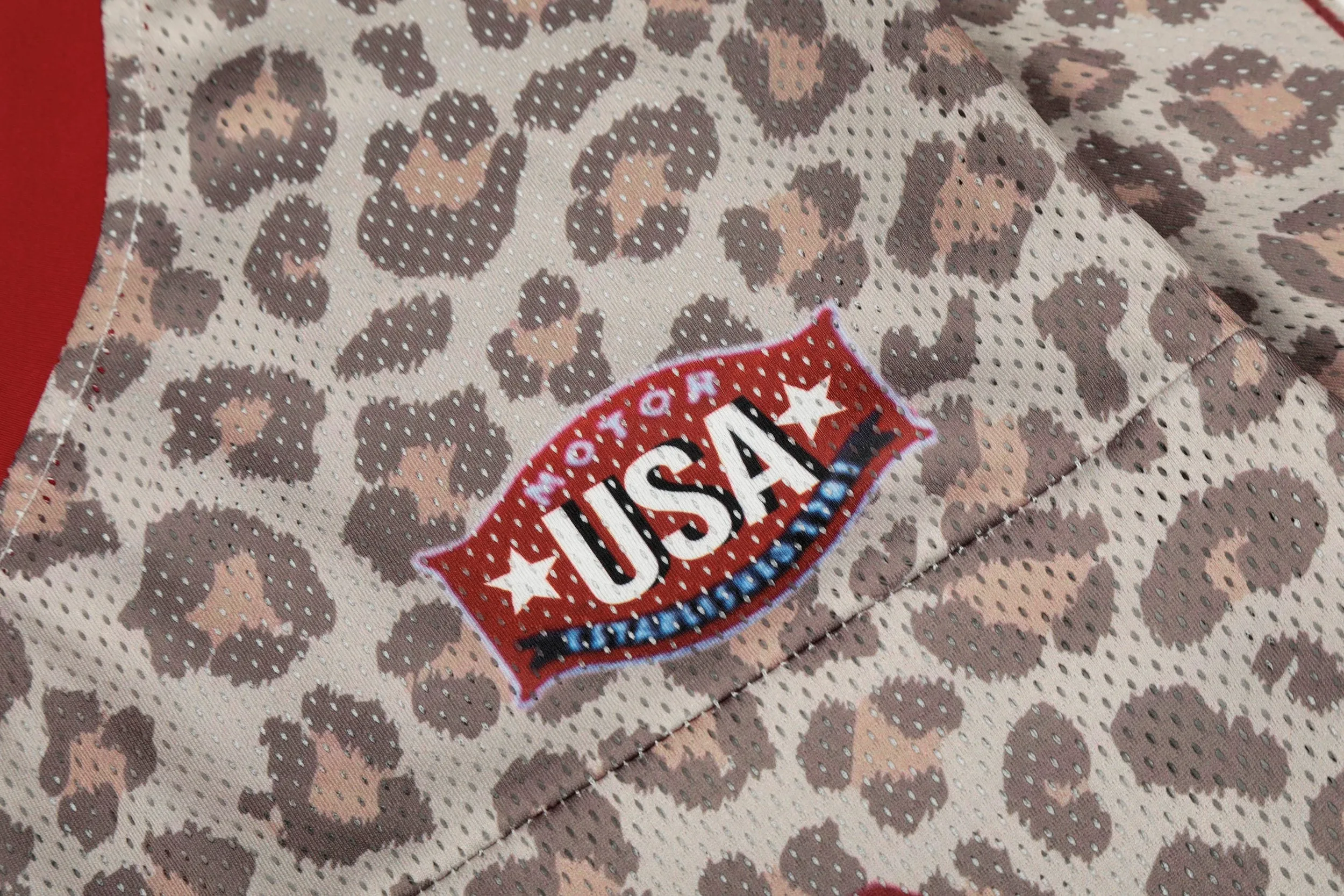 Omirad “Leopard Varsity Mesh Jersey” sold by Omirad product image thumbnail 4