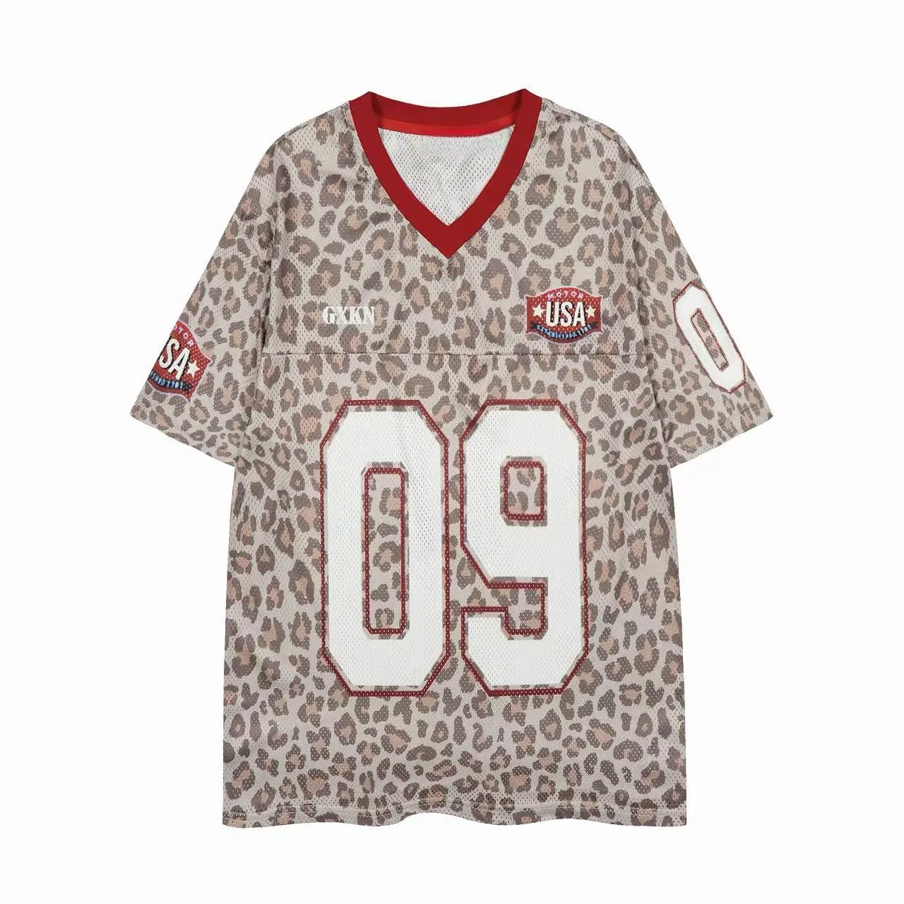 Omirad “Leopard Varsity Mesh Jersey” sold by Omirad