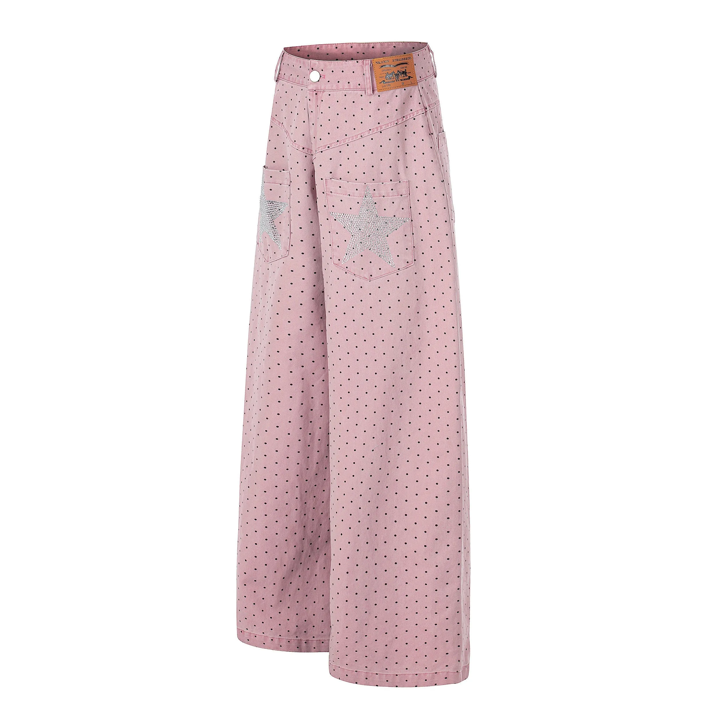 Omirad “Polka Star Wide-Leg Pants” sold by Omirad product image thumbnail 4