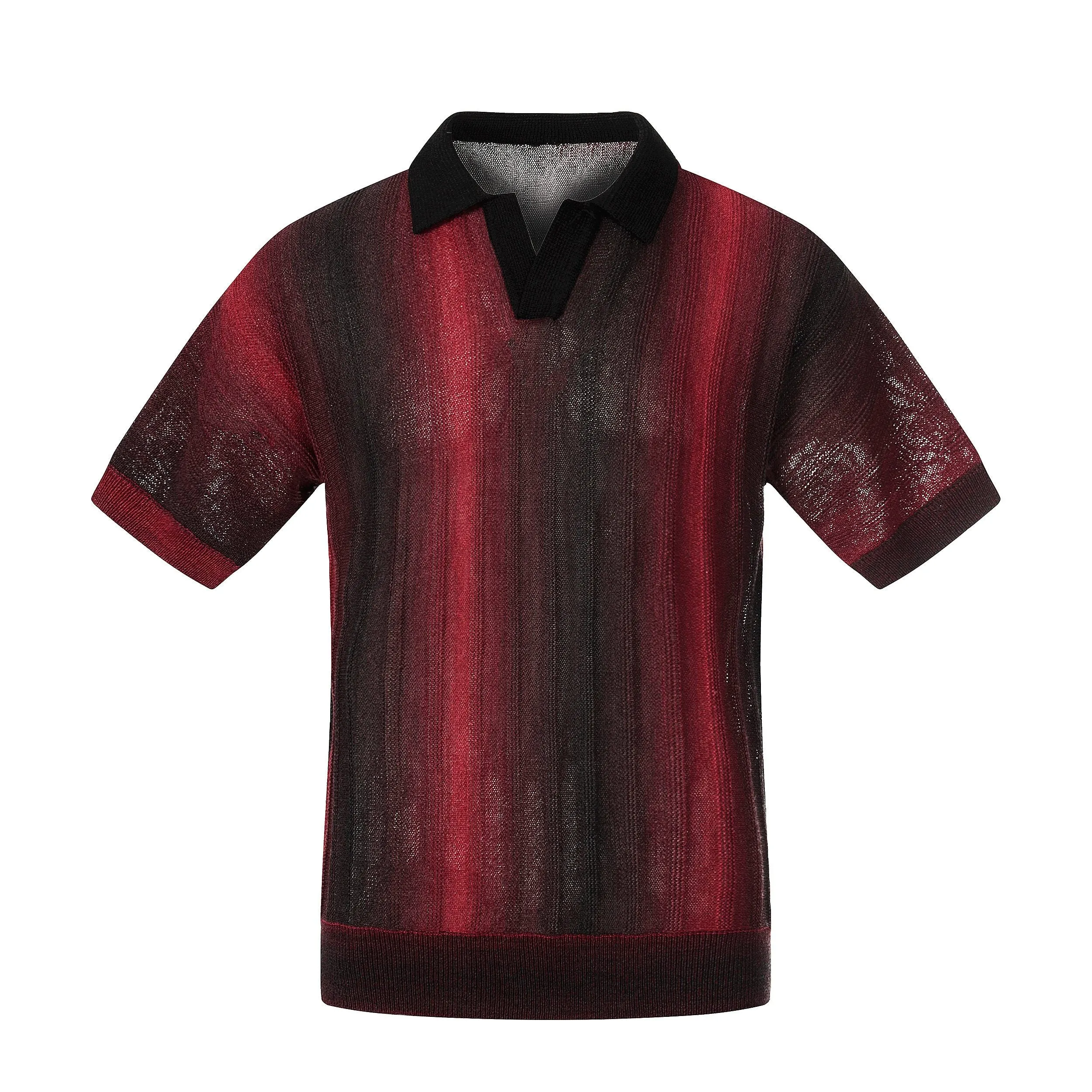 Omirad “Gradient Knit Polo Tee” sold by Omirad product image thumbnail 4