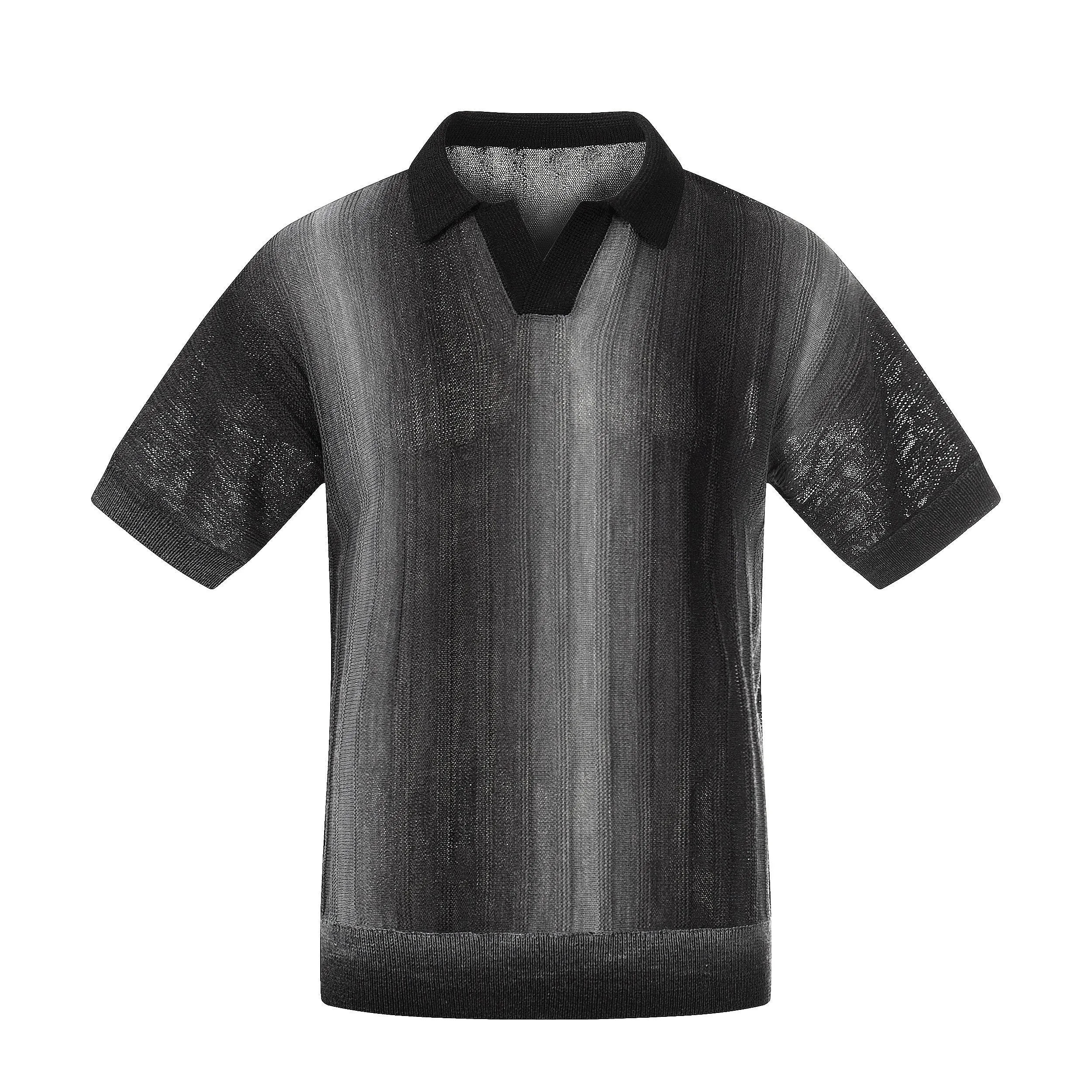 Omirad “Gradient Knit Polo Tee” sold by Omirad product image thumbnail 2