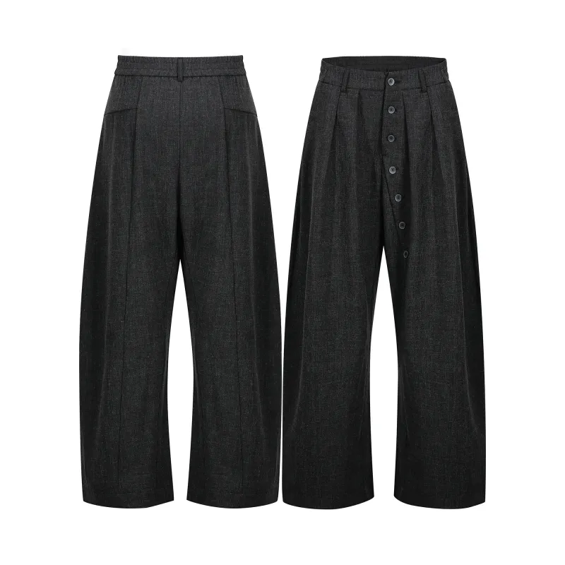 Omirad “Minimal Pleated Wide-Leg Pants” made by Omirad