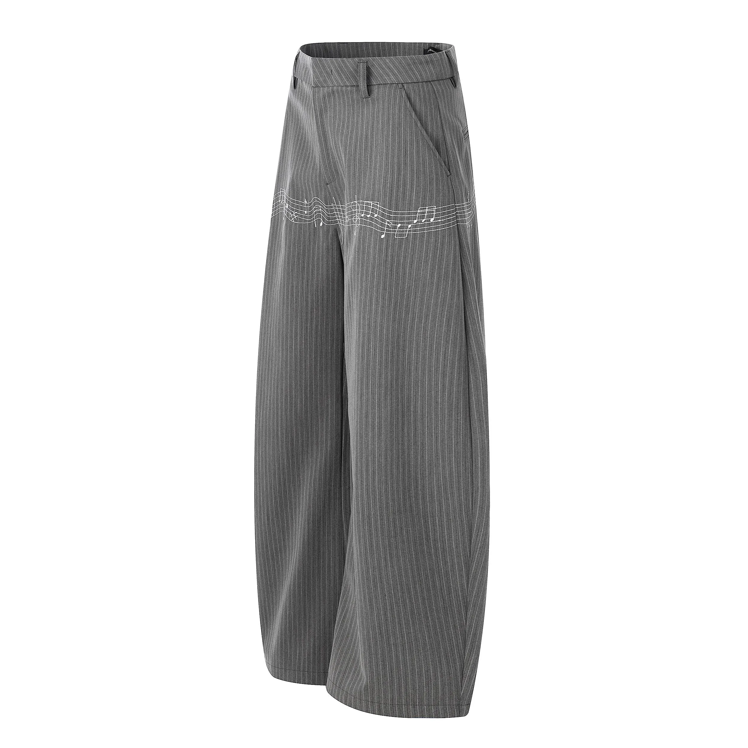 Omirad “Pinstripe Symphony Wide-Leg Pants” sold by Omirad product image thumbnail 3
