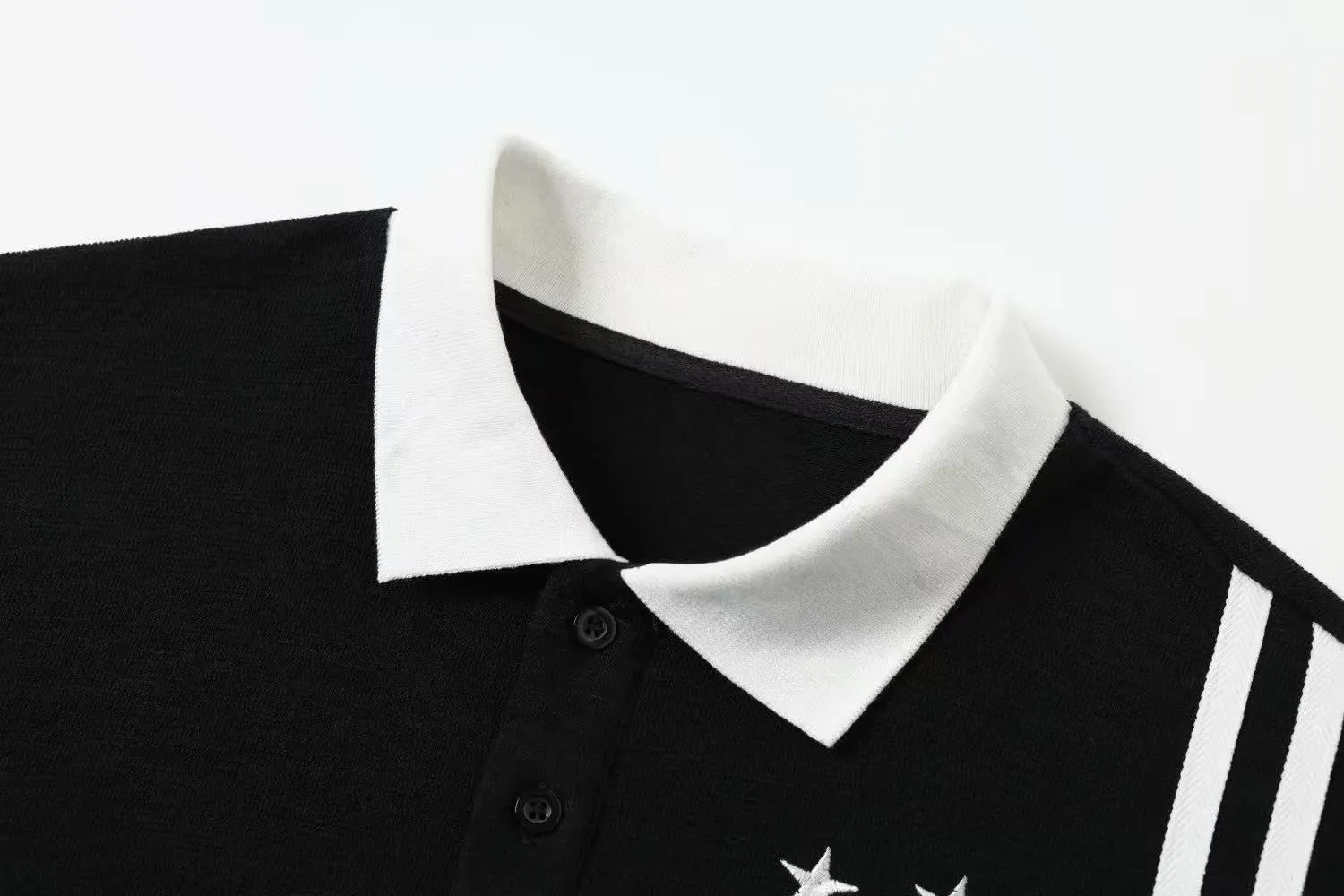 Omirad “Script Stripe Polo Tee” sold by Omirad product image thumbnail 4