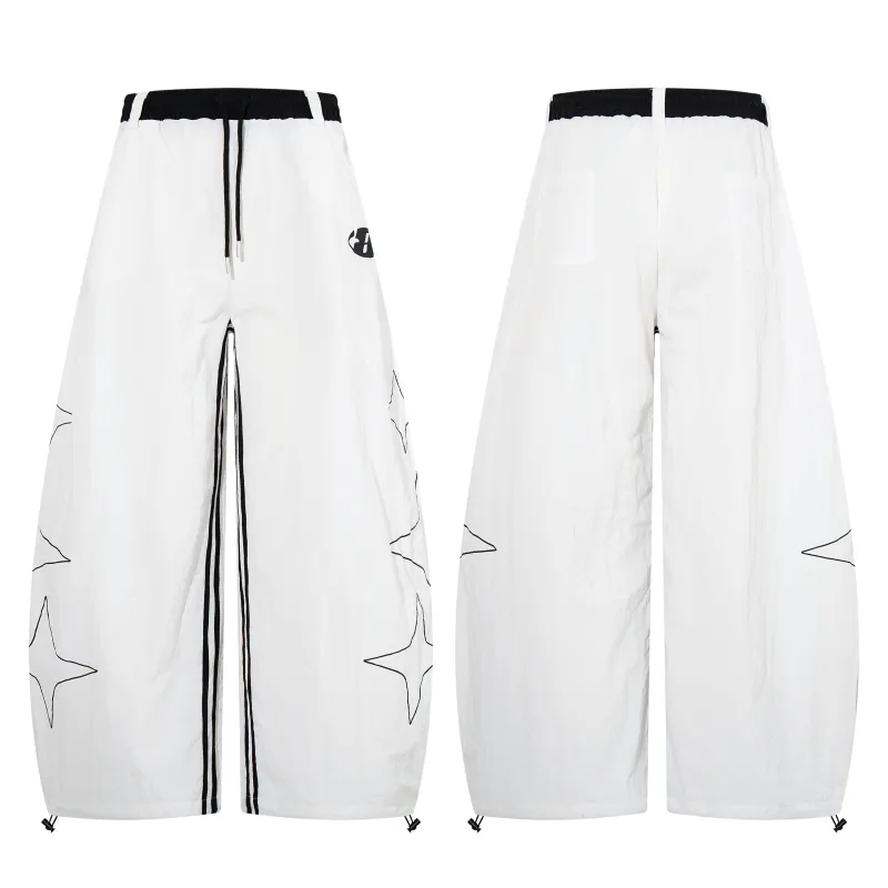 Omirad “Starline Wide-Leg Track Pants” made by Omirad