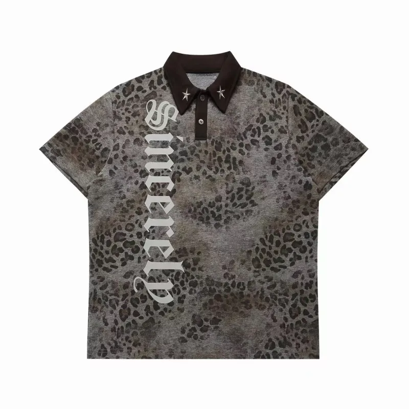 Omirad Leopard Gothic Polo Tee made by Omirad