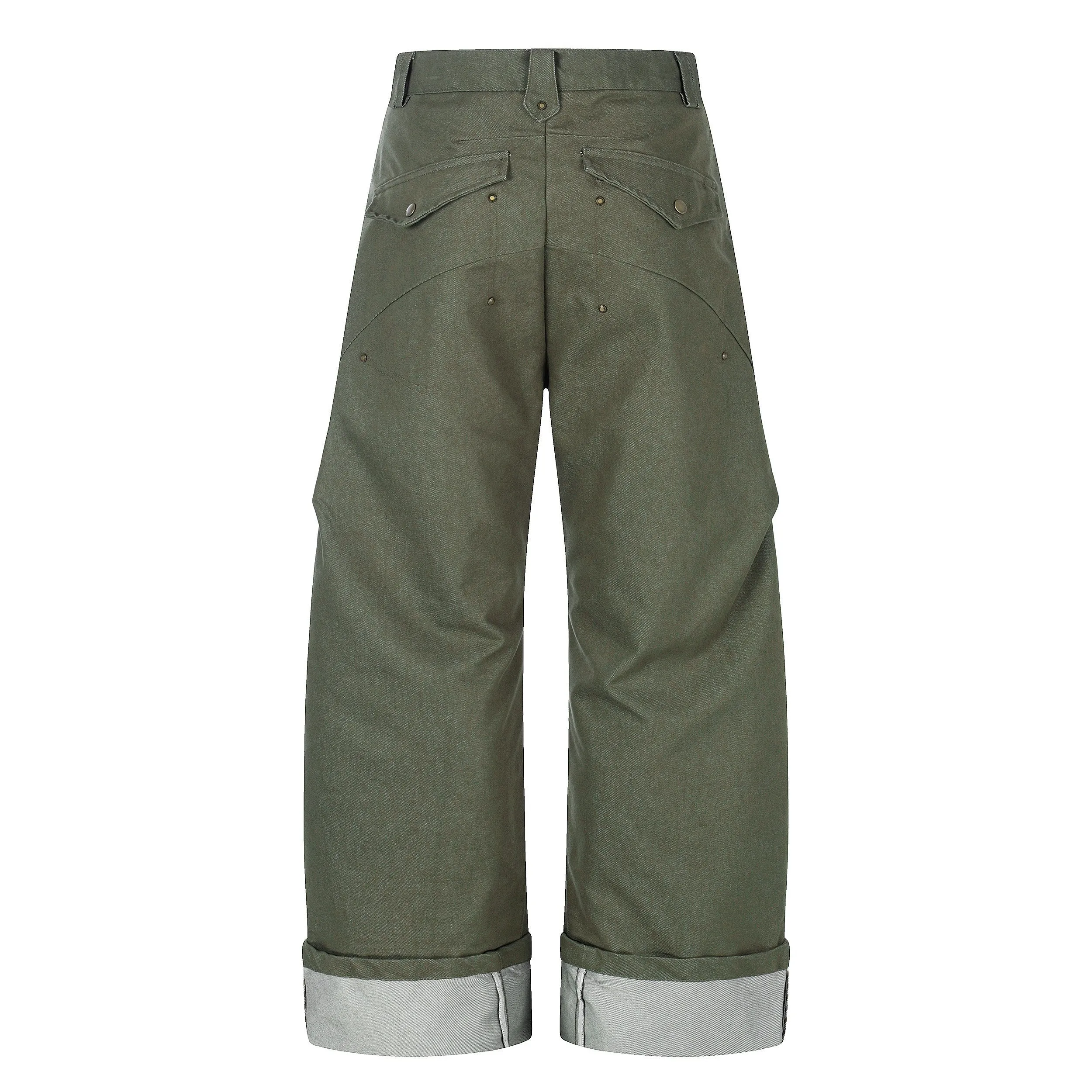 Omirad “Vintage Utility Fold-Hem Pants” sold by Omirad product image thumbnail 4
