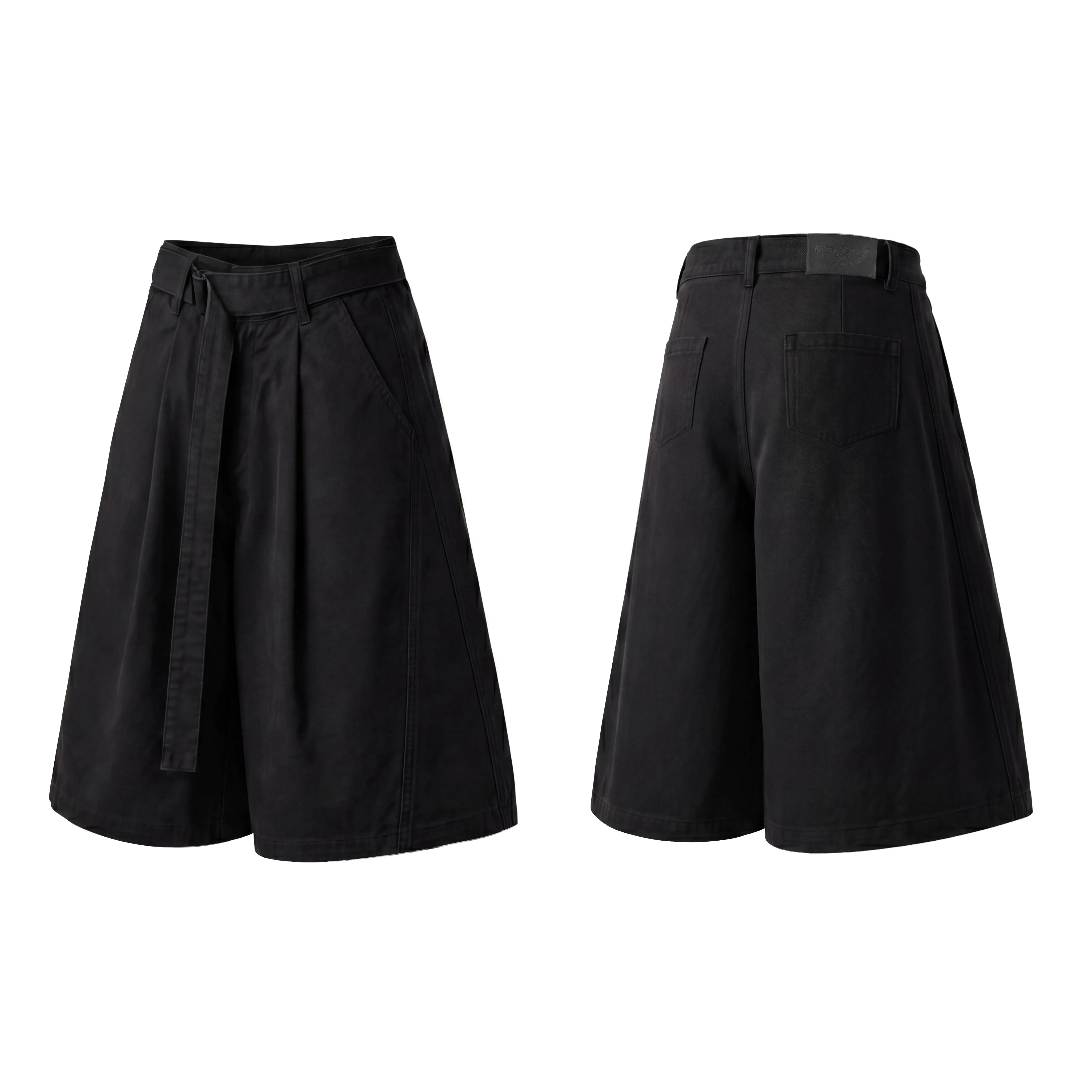 Omirad Belted Wide-Leg Short sold by Omirad product image thumbnail 4