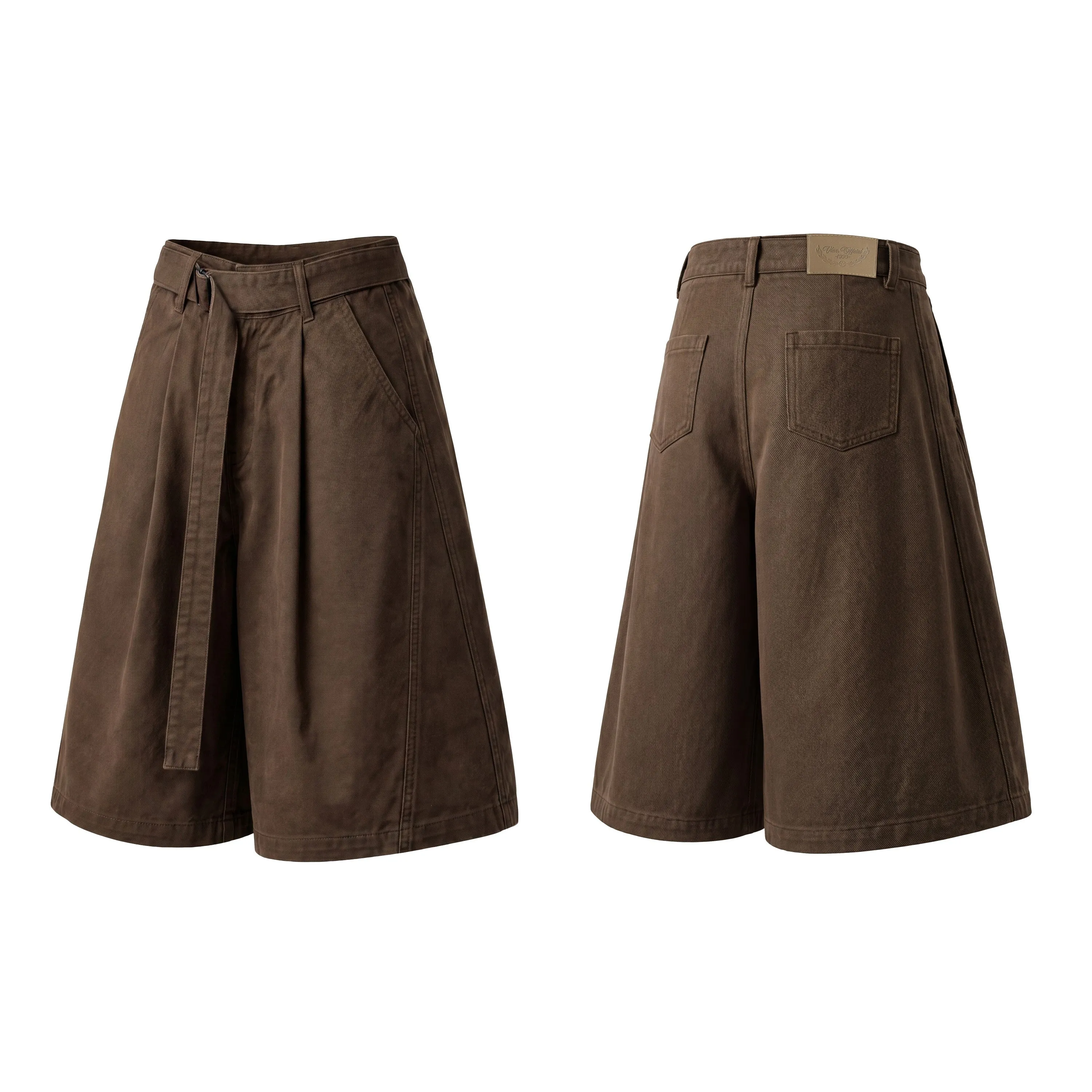 Omirad Belted Wide-Leg Short sold by Omirad product image thumbnail 2