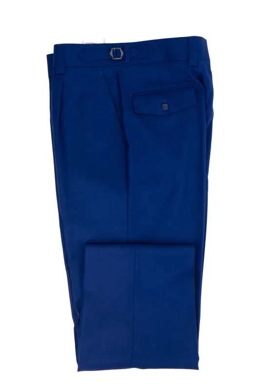 Tiglio Luxe Azure Semi-Wide Leg Wool Marbella Dress Pants TL5590 sold by Alberto Nardoni