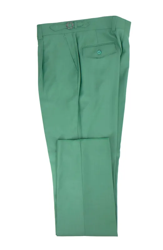 Tiglio Luxe Jade Semi-Wide Leg Wool Marbella Dress Pants TL4015 sold by Alberto Nardoni