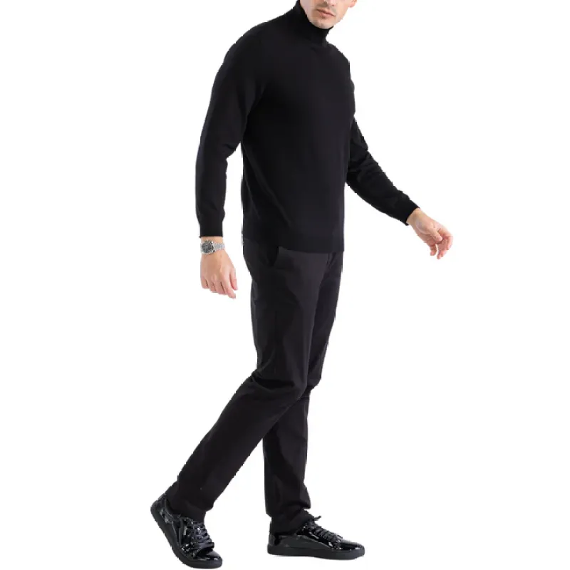 MENS BLACK PULLOVER TURTLENECK SWEATER sold by Alberto Nardoni