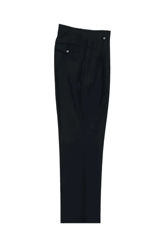 Tiglio Luxe Navy Wide Leg, Pure Wool Dress Pants 2576 TIG1002 sold by Alberto Nardoni
