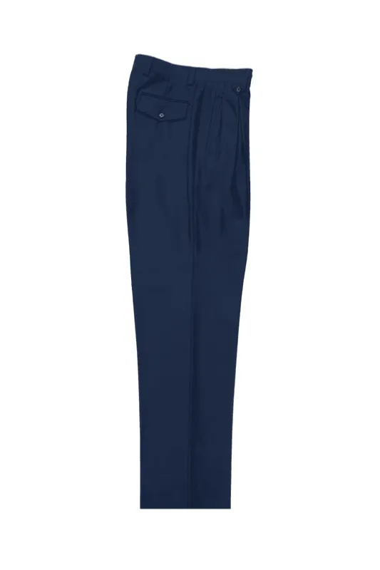 Tiglio Luxe French Blue Wide Leg, Pure Wool Dress Pants 2576 sold by Alberto Nardoni