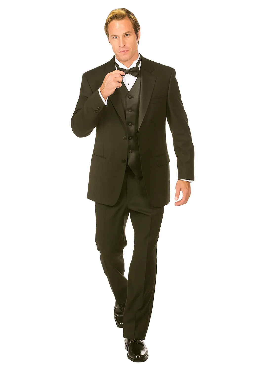 Black Tuxedo by Giorgio Fiorelli 2 Button Adjustable sold by Alberto Nardoni product image thumbnail 5