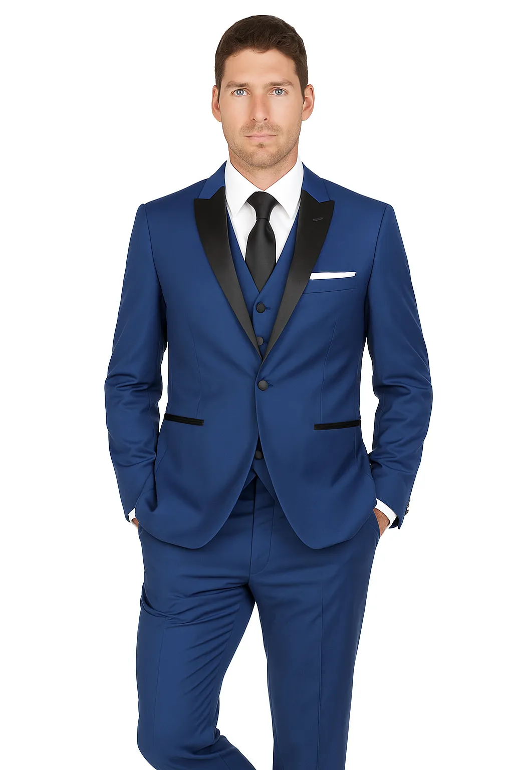 Arlan 2pc Tuxedo by Giorgio Fiorelli Black, Blue, or L Grey sold by Alberto Nardoni product image thumbnail 2