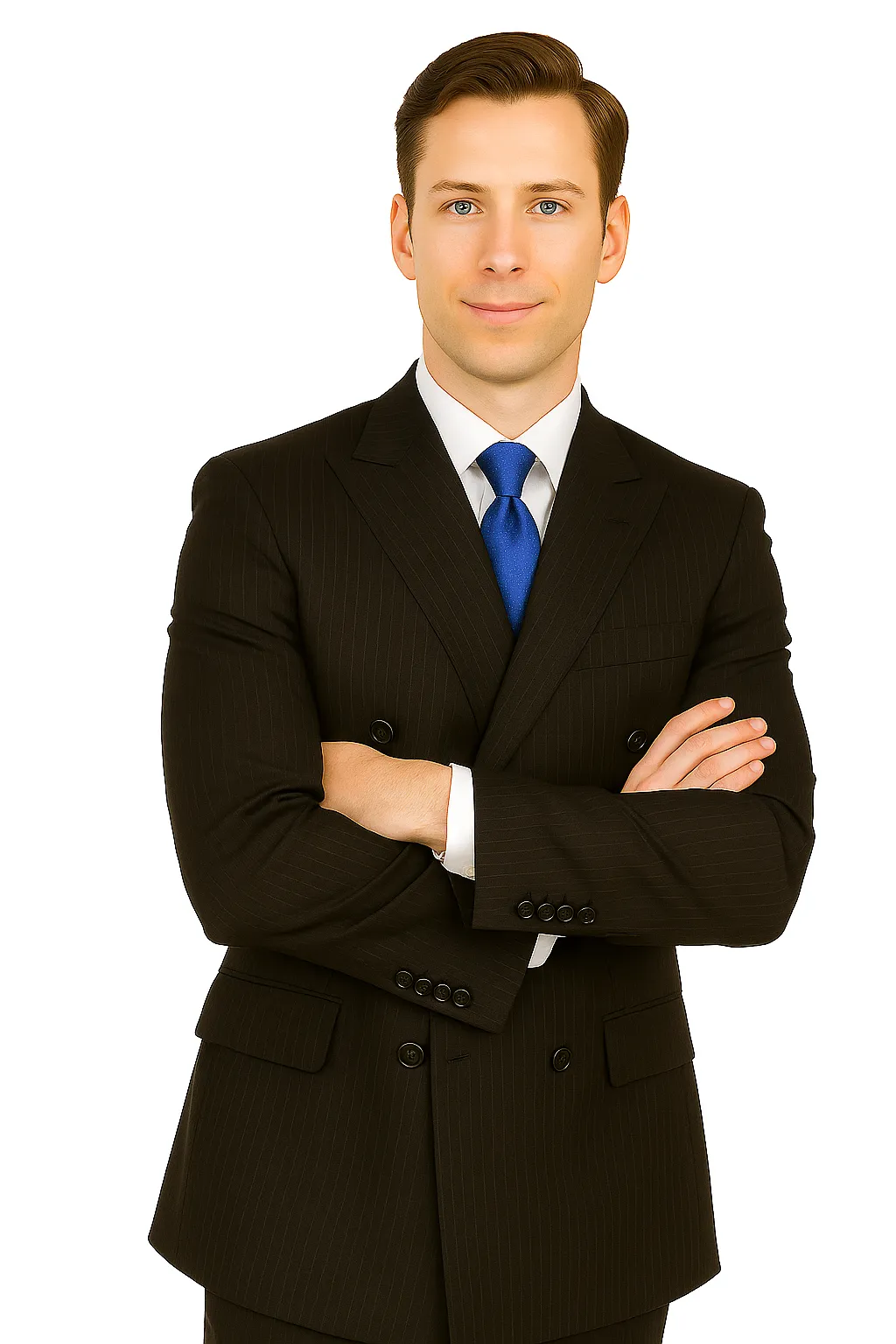 Giorgio Fiorelli Double-Breast Black Stripe Suit sold by Alberto Nardoni product image thumbnail 5