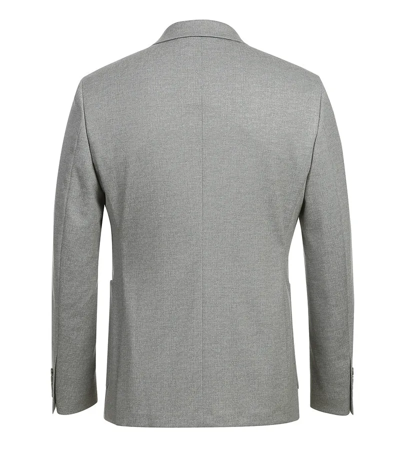 Half Canvas Slim Fit Blazer in Gray sold by Alberto Nardoni product image thumbnail 3