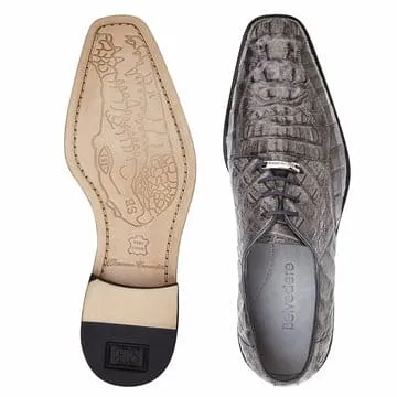 Men's Belvedere Chapo Hornback Caiman Crocodile Dress Shoe in Grey sold by Alberto Nardoni product image thumbnail 3